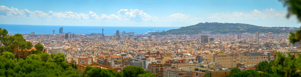 Barcelona látképe