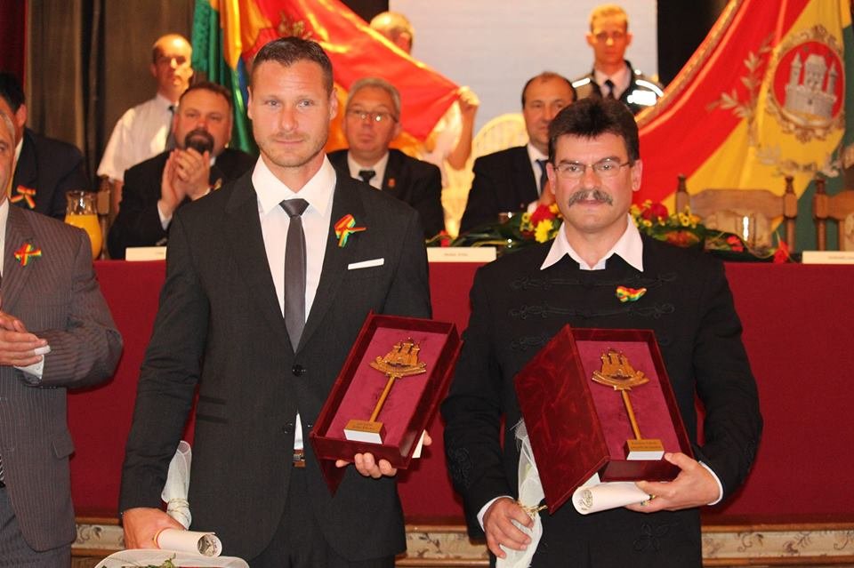 Vlček Erik és Fazekas László Pro Urbe díjasok 1