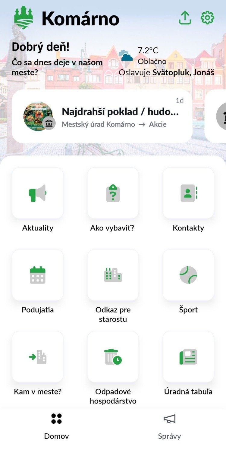 Új városi applikáció - segíti a komáromi lakosokat az ügyintézésben 4 3