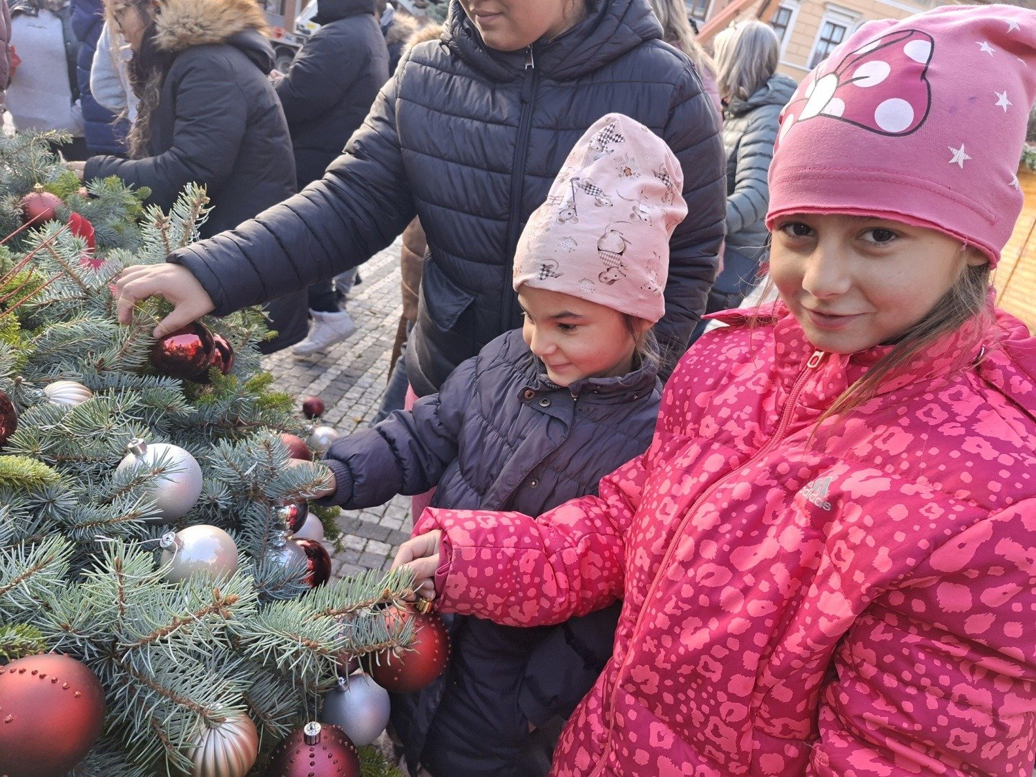 A speciális alapiskola kis diákjai öltöztették díszbe Komárom adventi koszorúját 2 586704740 1428591539268283 3072676702436247040 n