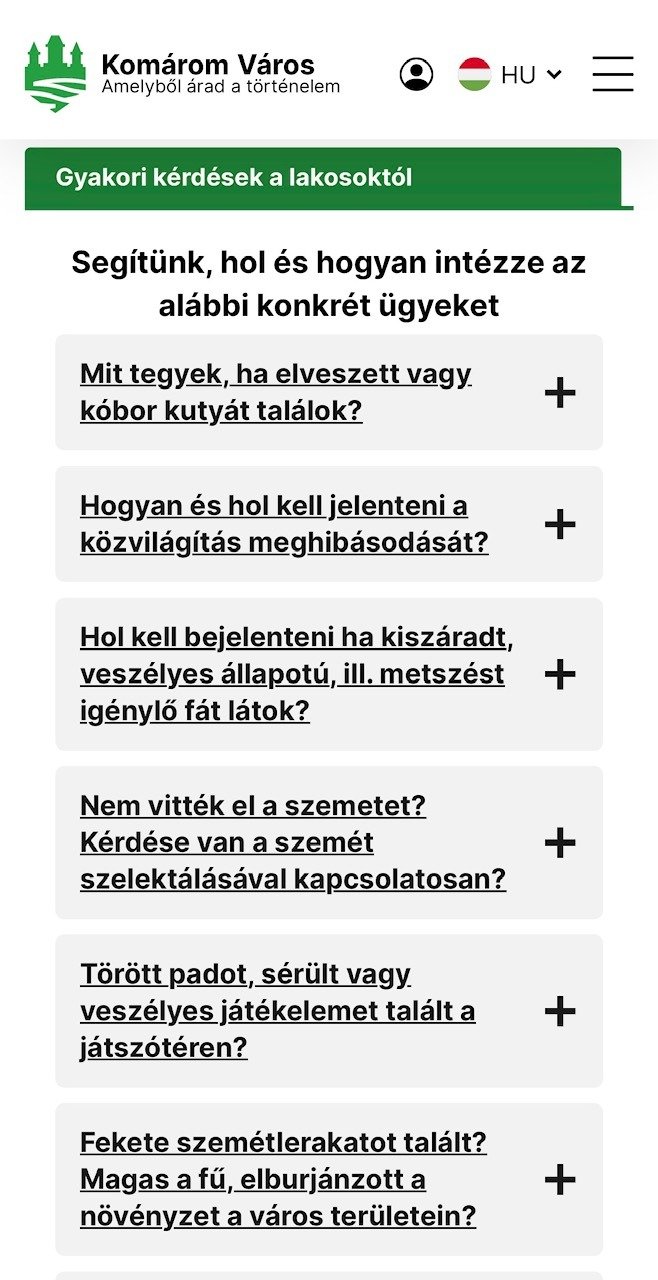 Új városi applikáció - segíti a komáromi lakosokat az ügyintézésben 7 6