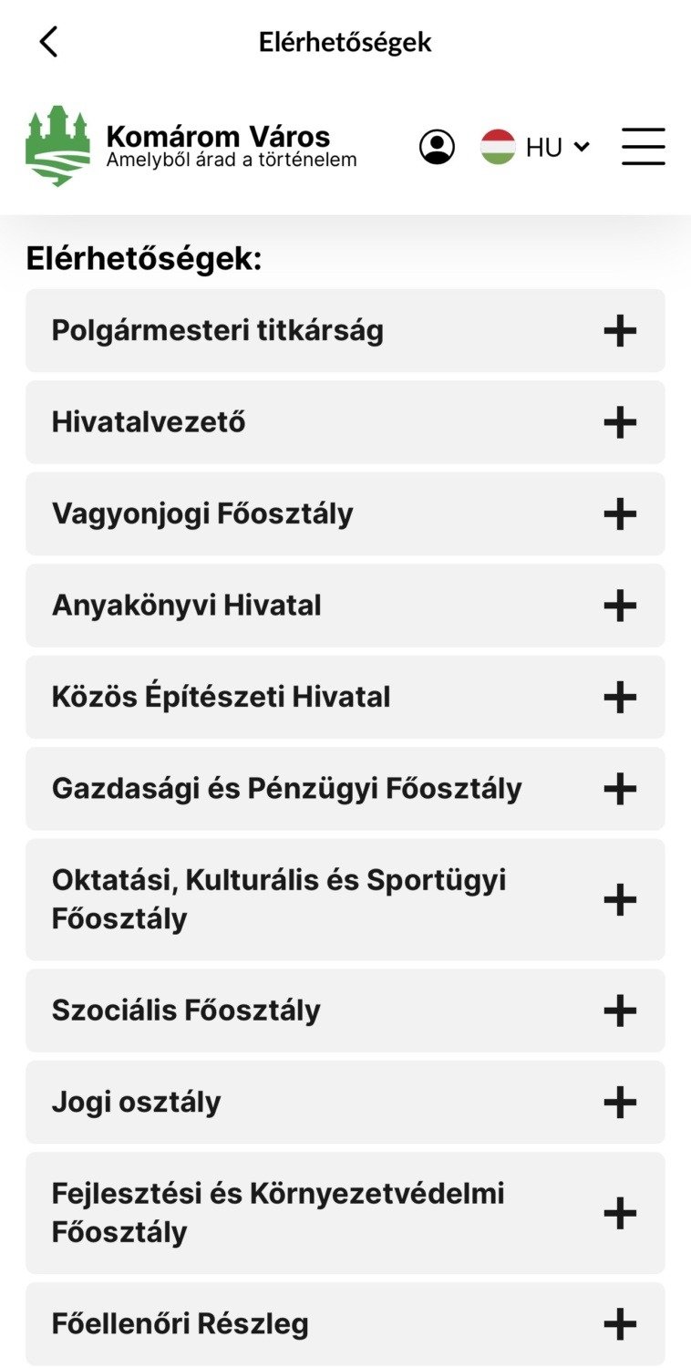 Új városi applikáció - segíti a komáromi lakosokat az ügyintézésben 8 7