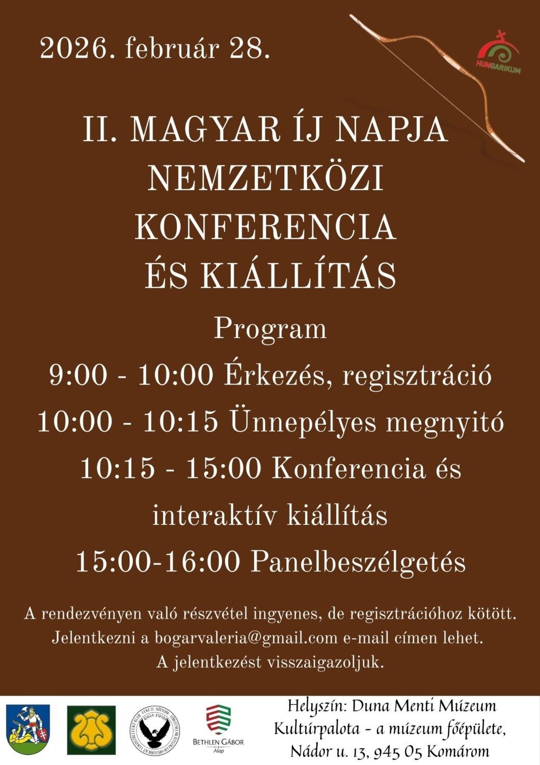 Az íjászat múltja és jelene a Duna Menti Múzeumban 2 Meghivo HU IIMINKK