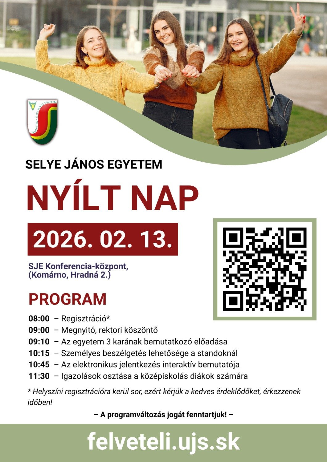 Nyilt Nap 2026