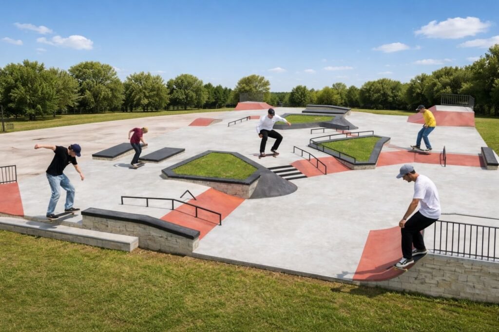 3 új sportpálya épül a Vág-parton 7 skate5