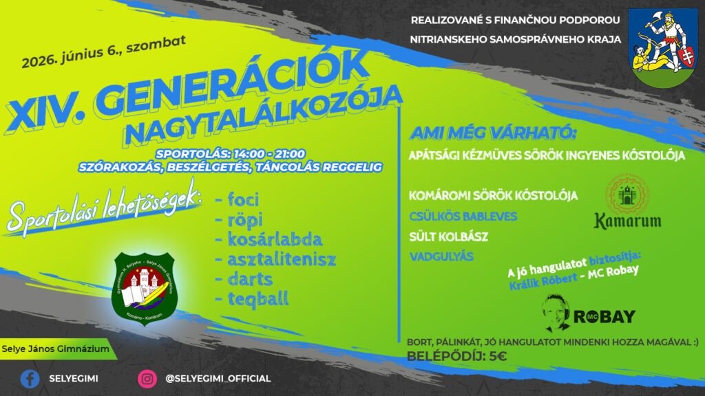 Visszatér a Generációk Nagytalálkozója – Június 6-án ismét megtelik a Selye gimi udvara 2 701156721 1417498260395328 1945807356291375643 n