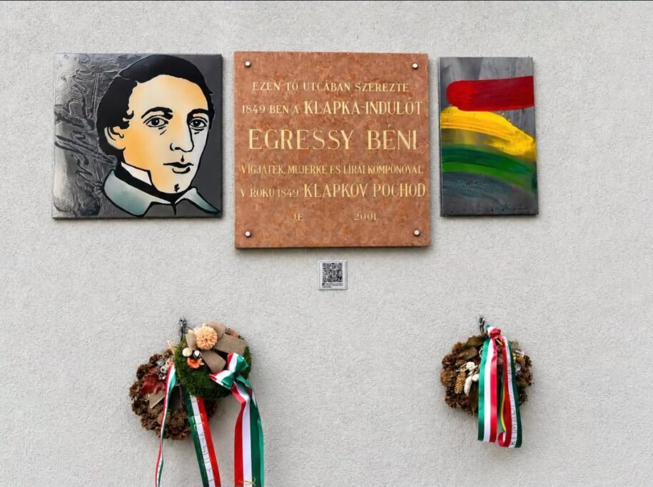 Emléktáblával tiszteleg Komárom a Klapka-induló szerzője előtt 8 748787346 1553782286135306 3275571944763166061 n