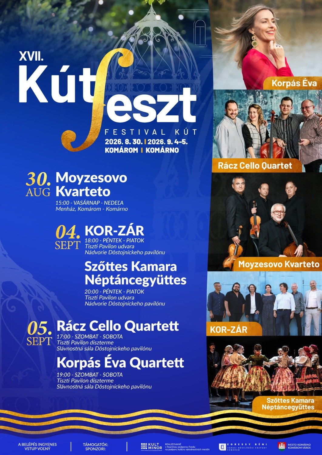 Pénteken és szombaton: KÚTFESZT a Tiszti pavilonban és az udvarán 2 Kutfeszt plakat