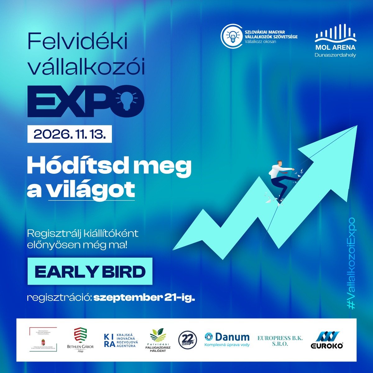 Elindult a kedvezményes regisztráció a Felvidéki Vállalkozói Expóra – Hódítsd meg a világot Dunaszerdahelyen! 2